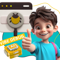 Тестирование & Vibe Debug. Охотники за багами - КИБЕРшкола программирования для детей, компьютерные курсы для школьников, начинающих и подростков - KIBERone г. Бобров
