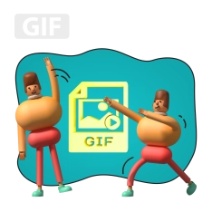 Gif-анимация - КИБЕРшкола программирования для детей, компьютерные курсы для школьников, начинающих и подростков - KIBERone г. Бобров