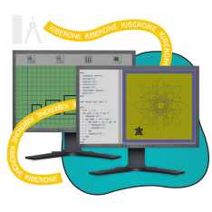 Исполнители чертежник и черепашка - КИБЕРшкола программирования для детей, компьютерные курсы для школьников, начинающих и подростков - KIBERone г. Бобров