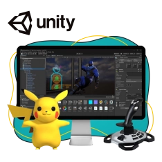 Мир игр на Unity 2D на популярном движке + AI-помощники - КИБЕРшкола программирования для детей, компьютерные курсы для школьников, начинающих и подростков - KIBERone г. Бобров