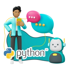 Умный чат-бот на Python на Telegram - КИБЕРшкола программирования для детей, компьютерные курсы для школьников, начинающих и подростков - KIBERone г. Бобров