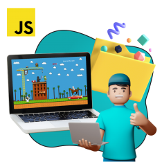 Программирование на JavaScript. Учимся создавать игры! - КИБЕРшкола программирования для детей, компьютерные курсы для школьников, начинающих и подростков - KIBERone г. Бобров