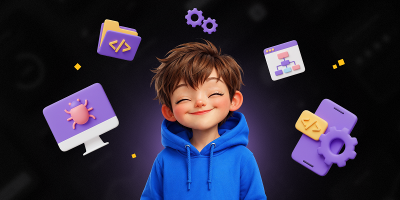 Идеальный сайт с нуля: код, дизайн и AI-помощник - КИБЕРшкола программирования для детей, компьютерные курсы для школьников, начинающих и подростков - KIBERone г. Бобров